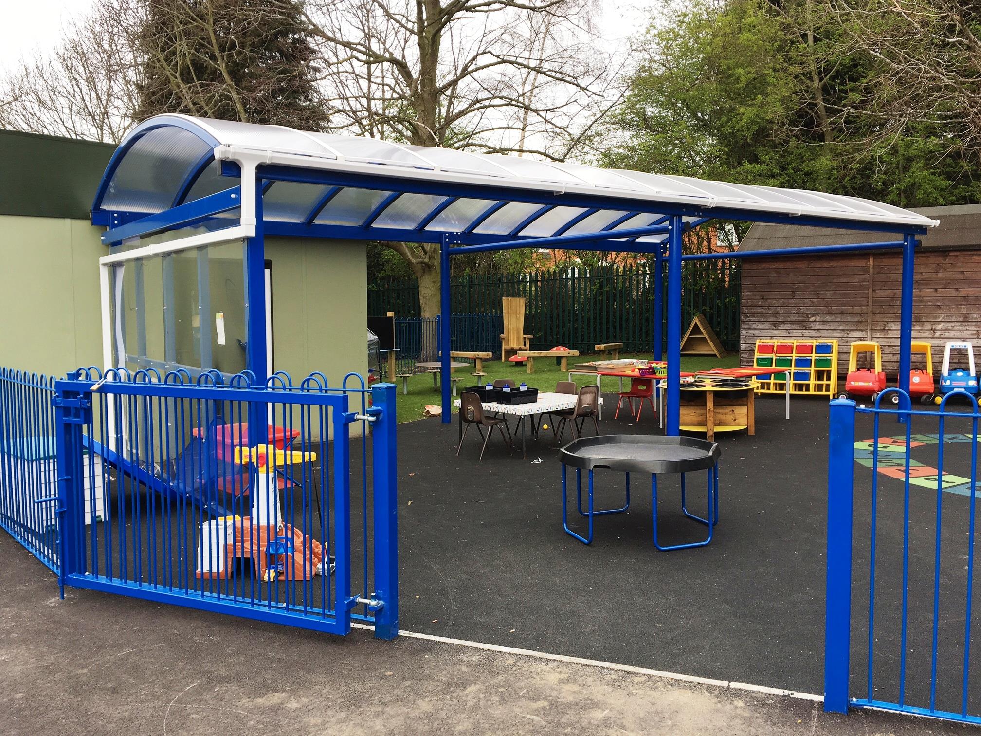 School learning canopies angle 3